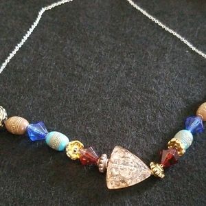 Beautiful glass beaded necklace